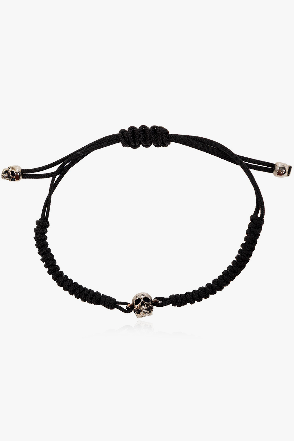 alexander mcqueen double buckle belt item - Black Skull